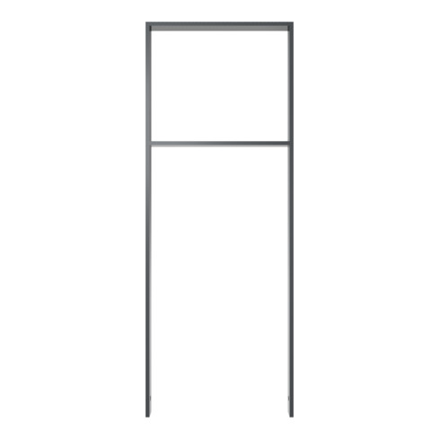 Schake Flachstahlbügel 50x12mm, Breite: 450mm Gesamthöhe:1200 mm + Querholm, beschichtet