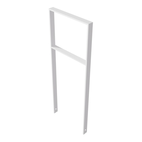 Schake Flachstahlbügel 50x12mm, Breite: 450mm Gesamthöhe:1200 mm + Querholm feuerverzinkt