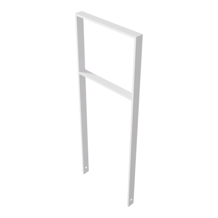 Schake Flachstahlbügel 50x12mm, Breite: 450mm Gesamthöhe:1200 mm + Querholm feuerverzinkt