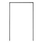 Schake Flachstahlbügel 50x12mm, Breite: 750mm Gesamthöhe:1200 mm ohne Querholm, beschichtet-5