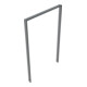 Schake Flachstahlbügel 50x12mm, Breite: 750mm Gesamthöhe:1200 mm ohne Querholm, beschichtet-5