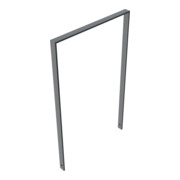 Schake Flachstahlbügel 50x12mm, Breite: 750mm Gesamthöhe:1200 mm ohne Querholm, beschichtet-5