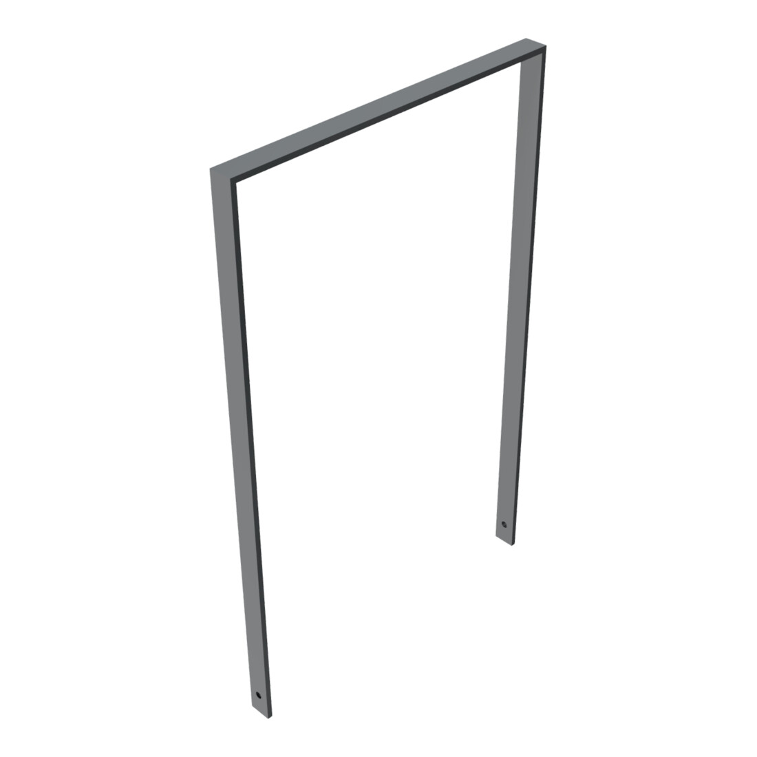 Schake Flachstahlbügel 50x12mm, Breite: 750mm Gesamthöhe:1200 mm ohne Querholm, beschichtet