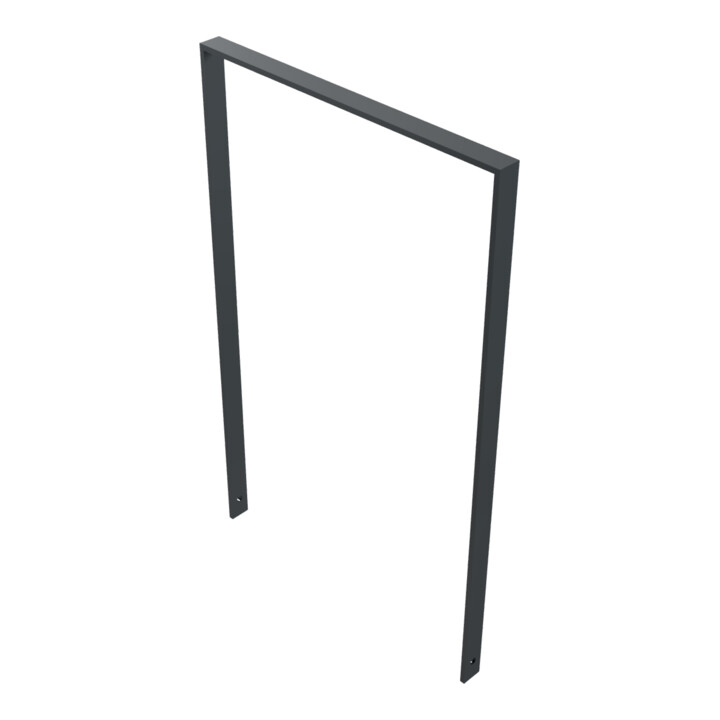 Schake Flachstahlbügel 50x12mm, Breite: 750mm Gesamthöhe:1200 mm ohne Querholm, beschichtet