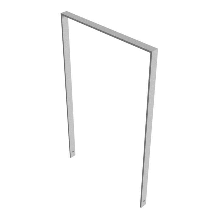 Schake Flachstahlbügel 50x12mm, Breite: 750mm Gesamthöhe:1200 mm ohne Querholm feuerverzinkt