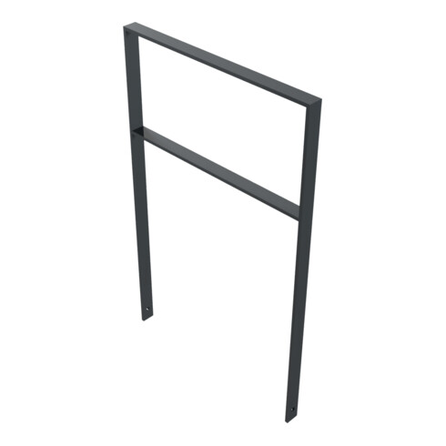 Schake Flachstahlbügel 50x12mm, Breite: 750mm Gesamthöhe:1200 mm + Querholm, beschichtet