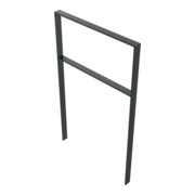 Schake Flachstahlbügel 50x12mm, Breite: 750mm Gesamthöhe:1200 mm + Querholm, beschichtet-2