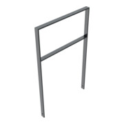 Schake Flachstahlbügel 50x12mm, Breite: 750mm Gesamthöhe:1200 mm + Querholm, beschichtet-4