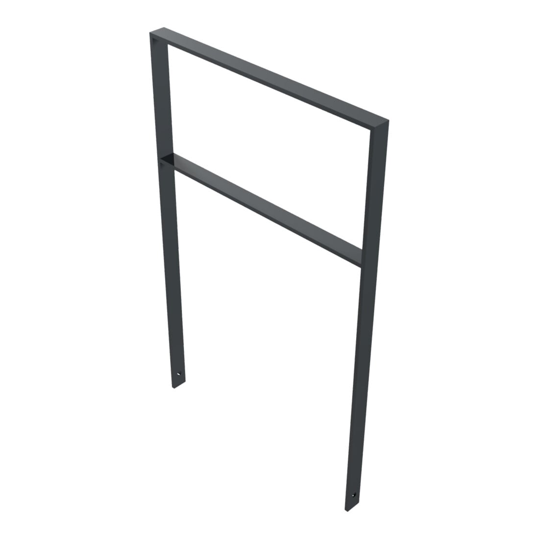 Schake Flachstahlbügel 50x12mm, Breite: 750mm Gesamthöhe:1200 mm + Querholm, beschichtet