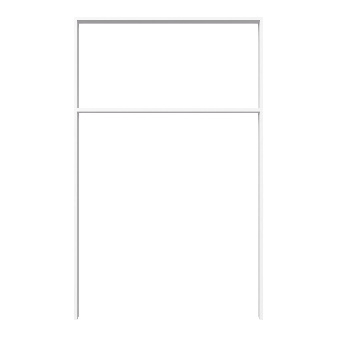Schake Flachstahlbügel 50x12mm, Breite: 750mm Gesamthöhe:1200 mm + Querholm feuerverzinkt