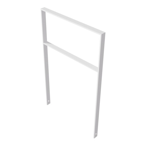 Schake Flachstahlbügel 50x12mm, Breite: 750mm Gesamthöhe:1200 mm + Querholm feuerverzinkt