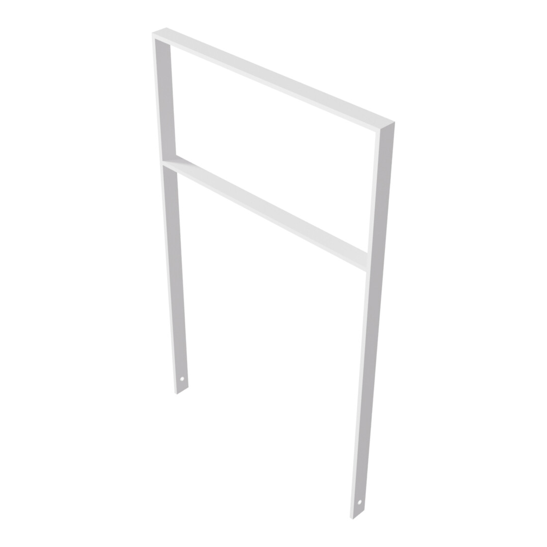 Schake Flachstahlbügel 50x12mm, Breite: 750mm Gesamthöhe:1200 mm + Querholm feuerverzinkt