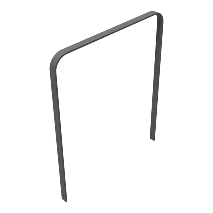 Schake Flachstahlbügel 50x12mm, in gebogener Ausführung Breite: 1000mm Gesamthöhe:1200 mm ohne Querholm, beschichtet