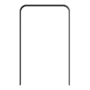 Schake Flachstahlbügel 50x12mm, in gebogener Ausführung Breite: 750mm Gesamthöhe:1200 mm ohne Querholm, beschichtet-4