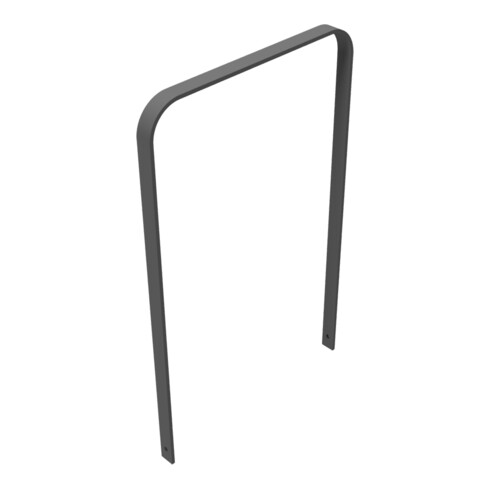 Schake Flachstahlbügel 50x12mm, in gebogener Ausführung Breite: 750mm Gesamthöhe:1200 mm ohne Querholm, beschichtet