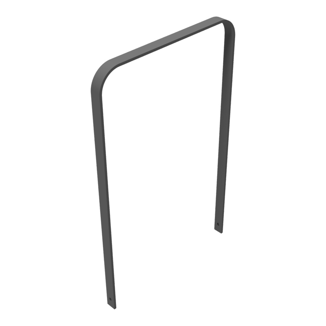Schake Flachstahlbügel 50x12mm, in gebogener Ausführung Breite: 750mm Gesamthöhe:1200 mm ohne Querholm, beschichtet