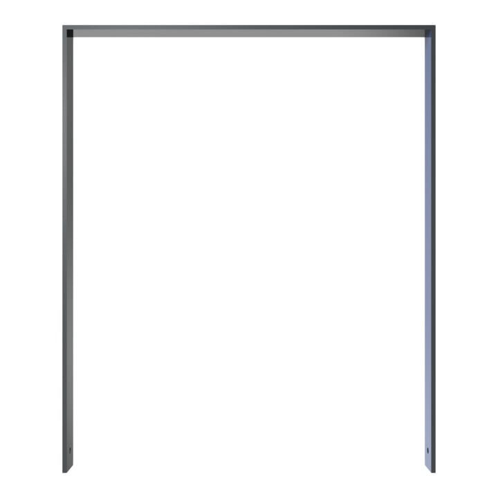 Schake Flachstahlbügel 80x12mm, Breite: 1000mm Gesamthöhe:1200 mm ohne Querholm, beschichtet