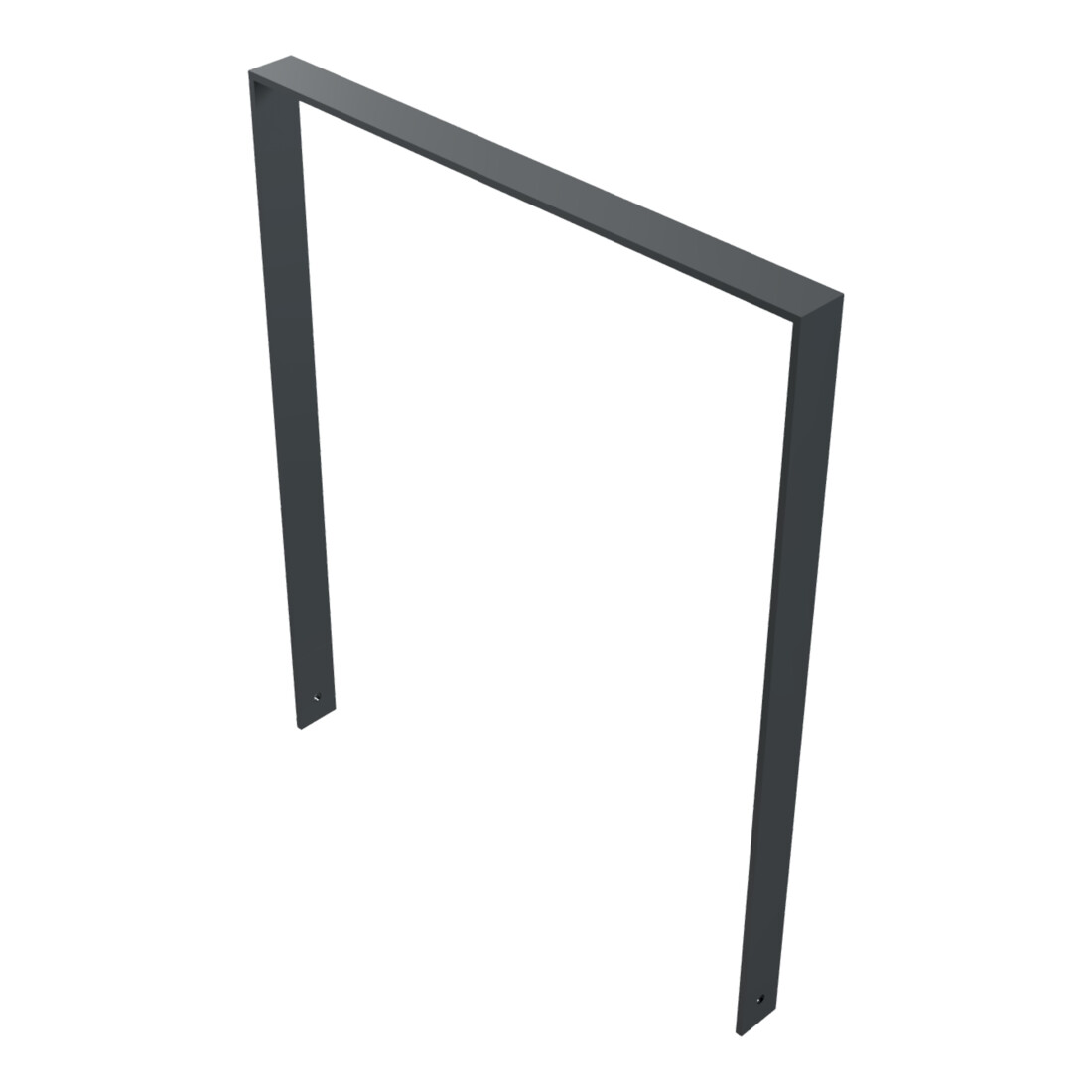Schake Flachstahlbügel 80x12mm, Breite: 1000mm Gesamthöhe:1200 mm ohne Querholm, beschichtet