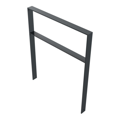 Schake Flachstahlbügel 80x12mm, Breite: 1000mm Gesamthöhe: 1200 mm + Querholm, beschichtet