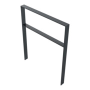 Schake Flachstahlbügel 80x12mm, Breite: 1000mm Gesamthöhe: 1200 mm + Querholm, beschichtet-2