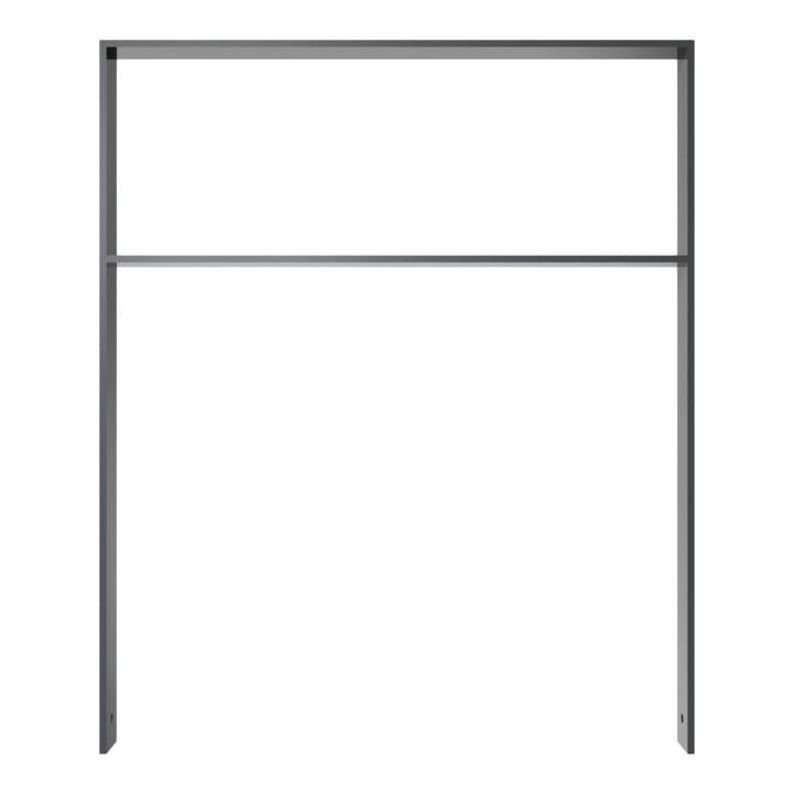 Schake Flachstahlbügel 80x12mm, Breite: 1000mm Gesamthöhe: 1200 mm + Querholm, beschichtet