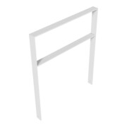 Schake Flachstahlbügel 80x12mm, Breite: 1000mm Gesamthöhe: 1200 mm + Querholm feuerverzinkt-2