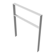 Schake Flachstahlbügel 80x12mm, Breite: 1000mm Gesamthöhe: 1200 mm + Querholm feuerverzinkt-4
