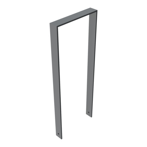 Schake Flachstahlbügel 80x12mm, Breite: 450mm Gesamthöhe:1200 mm ohne Querholm, beschichtet