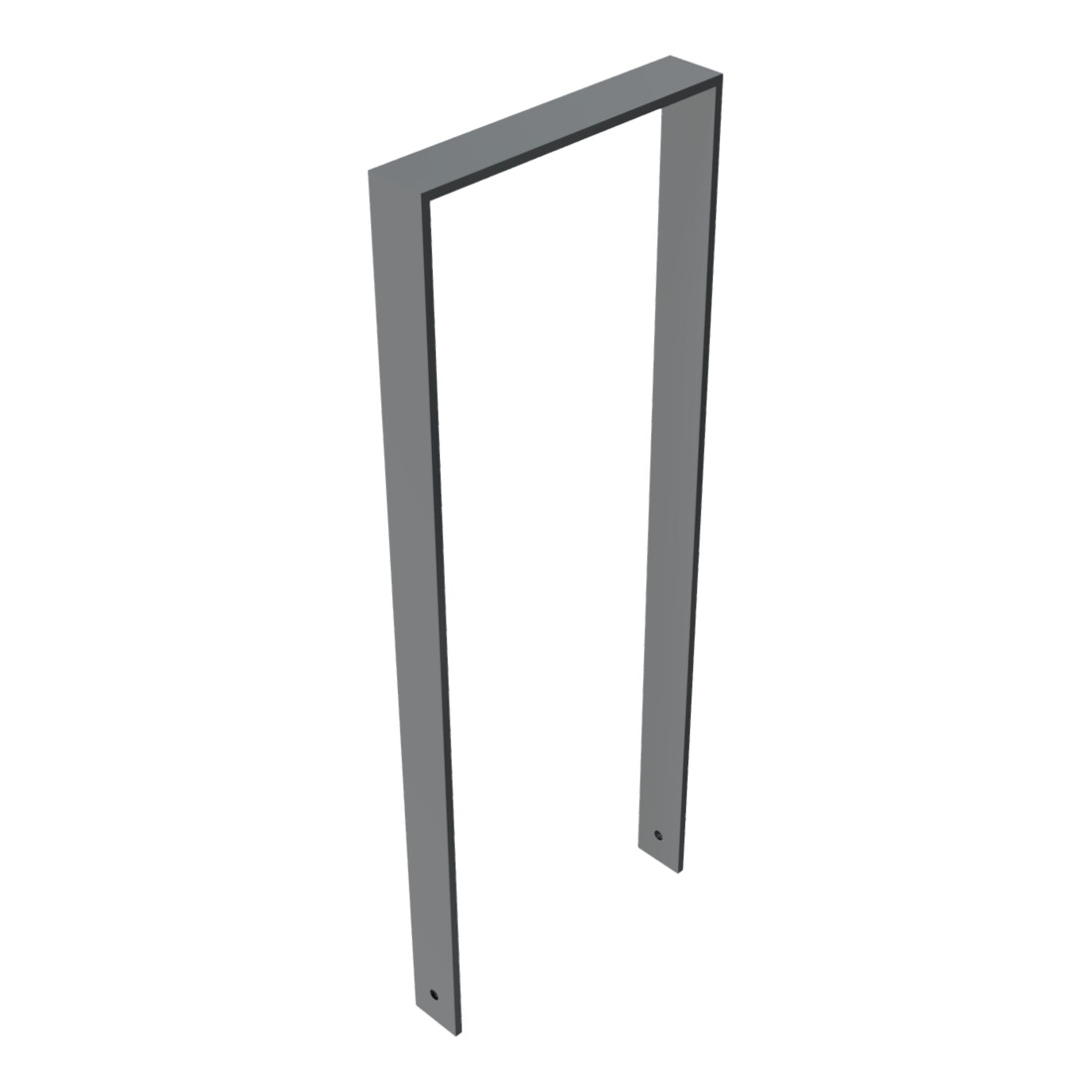 Schake Flachstahlbügel 80x12mm, Breite: 450mm Gesamthöhe:1200 mm ohne Querholm, beschichtet