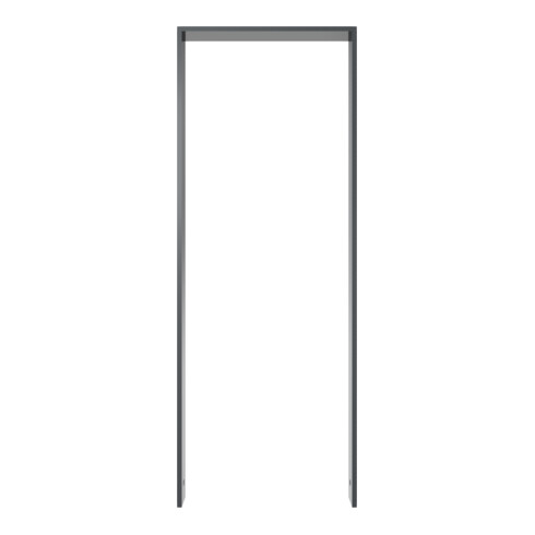 Schake Flachstahlbügel 80x12mm, Breite: 450mm Gesamthöhe:1200 mm ohne Querholm, beschichtet