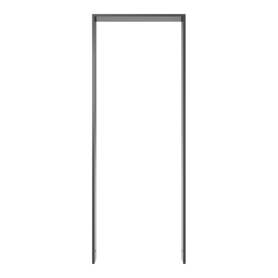 Schake Flachstahlbügel 80x12mm, Breite: 450mm Gesamthöhe:1200 mm ohne Querholm, beschichtet