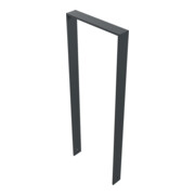 Schake Flachstahlbügel 80x12mm, Breite: 450mm Gesamthöhe:1200 mm ohne Querholm, beschichtet-5