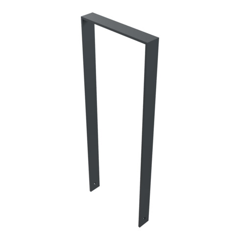 Schake Flachstahlbügel 80x12mm, Breite: 450mm Gesamthöhe:1200 mm ohne Querholm, beschichtet