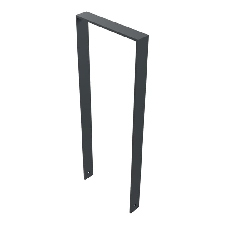 Schake Flachstahlbügel 80x12mm, Breite: 450mm Gesamthöhe:1200 mm ohne Querholm, beschichtet