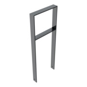 Schake Flachstahlbügel 80x12mm, Breite: 450mm Gesamthöhe:1200 mm + Querholm, beschichtet-4