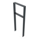 Schake Flachstahlbügel 80x12mm, Breite: 450mm Gesamthöhe:1200 mm + Querholm, beschichtet-5