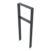 Schake Flachstahlbügel 80x12mm, Breite: 450mm Gesamthöhe:1200 mm + Querholm, beschichtet-5