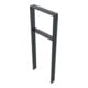 Schake Flachstahlbügel 80x12mm, Breite: 450mm Gesamthöhe:1200 mm + Querholm, beschichtet