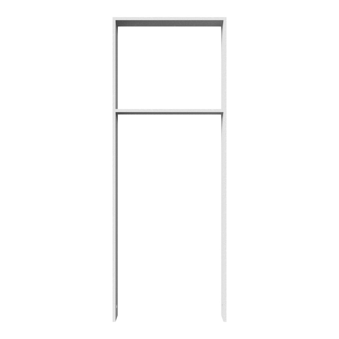 Schake Flachstahlbügel 80x12mm, Breite: 450mm Gesamthöhe:1200 mm + Querholm feuerverzinkt