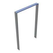 Schake Flachstahlbügel 80x12mm, Breite: 750mm Gesamthöhe:1200 mm ohne Querholm, beschichtet-4