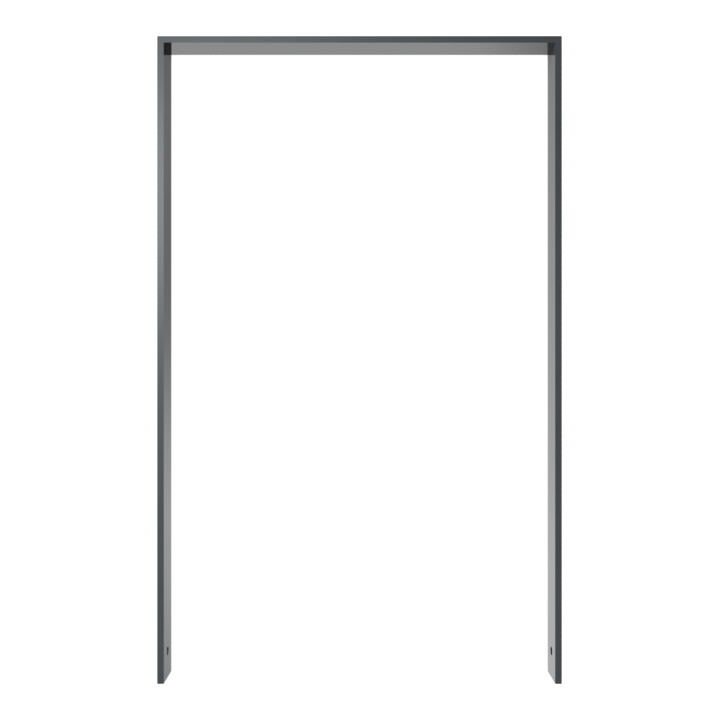 Schake Flachstahlbügel 80x12mm, Breite: 750mm Gesamthöhe:1200 mm ohne Querholm, beschichtet