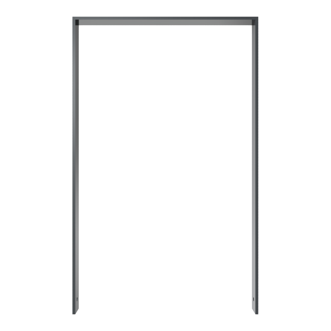 Schake Flachstahlbügel 80x12mm, Breite: 750mm Gesamthöhe:1200 mm ohne Querholm, beschichtet