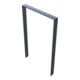 Schake Flachstahlbügel 80x12mm, Breite: 750mm Gesamthöhe:1200 mm ohne Querholm, beschichtet