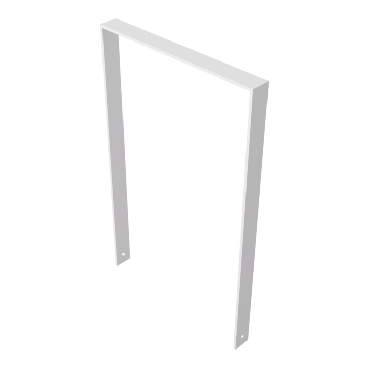 Schake Flachstahlbügel 80x12mm, Breite: 750mm Gesamthöhe:1200 mm ohne Querholm feuerverzinkt