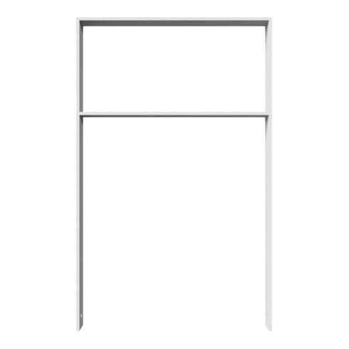 Schake Flachstahlbügel 80x12mm, Breite: 750mm Gesamthöhe:1200 mm + Querholm feuerverzinkt