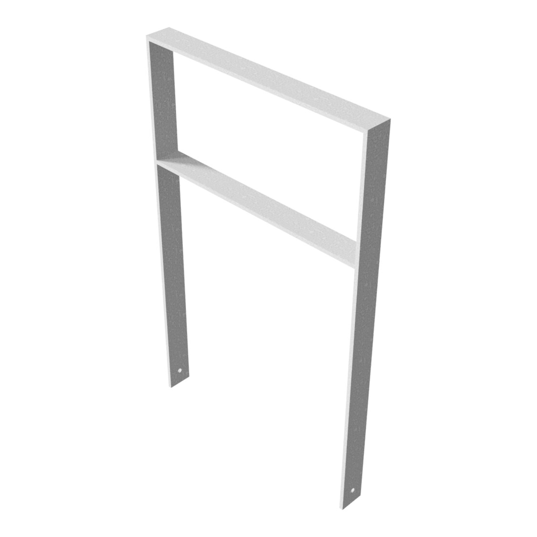 Schake Flachstahlbügel 80x12mm, Breite: 750mm Gesamthöhe:1200 mm + Querholm feuerverzinkt