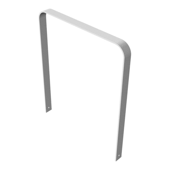 Schake Flachstahlbügel 80x12mm, in gebogener Ausführung Breite: 1000mm Gesamthöhe:1200 mm ohne Querholm feuerverzinkt