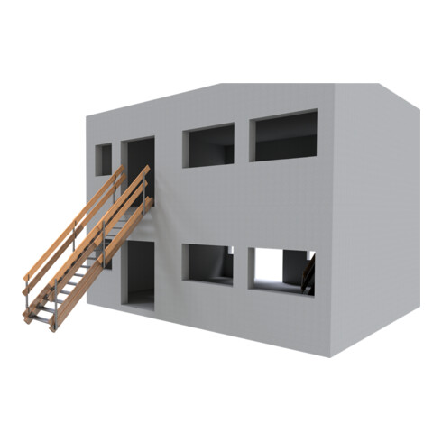 Schake Gerüstdielen nach DIN 4074 Sortenklasse S10, 4500 x 240 x 45 mm