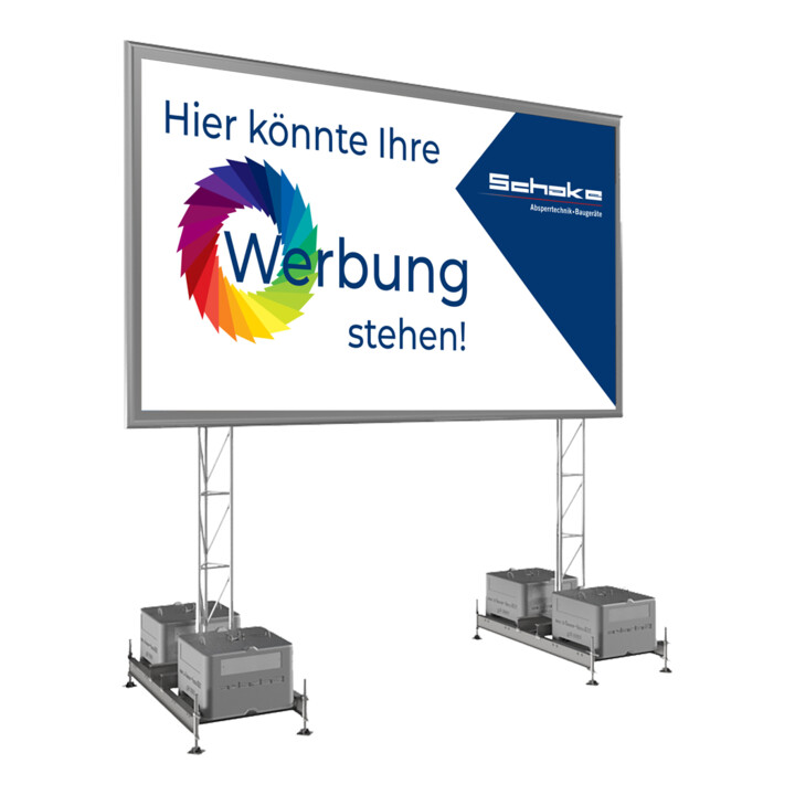 Schake Gitterrohrmast 350, verzinkt, 6 mtr. hoch