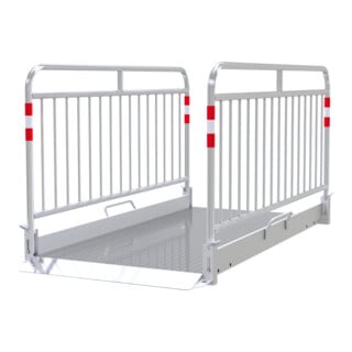 Schake Grabenbrücke „Secure” aus Aluminium, Breite: 1,00 m, Länge: 2,20 m